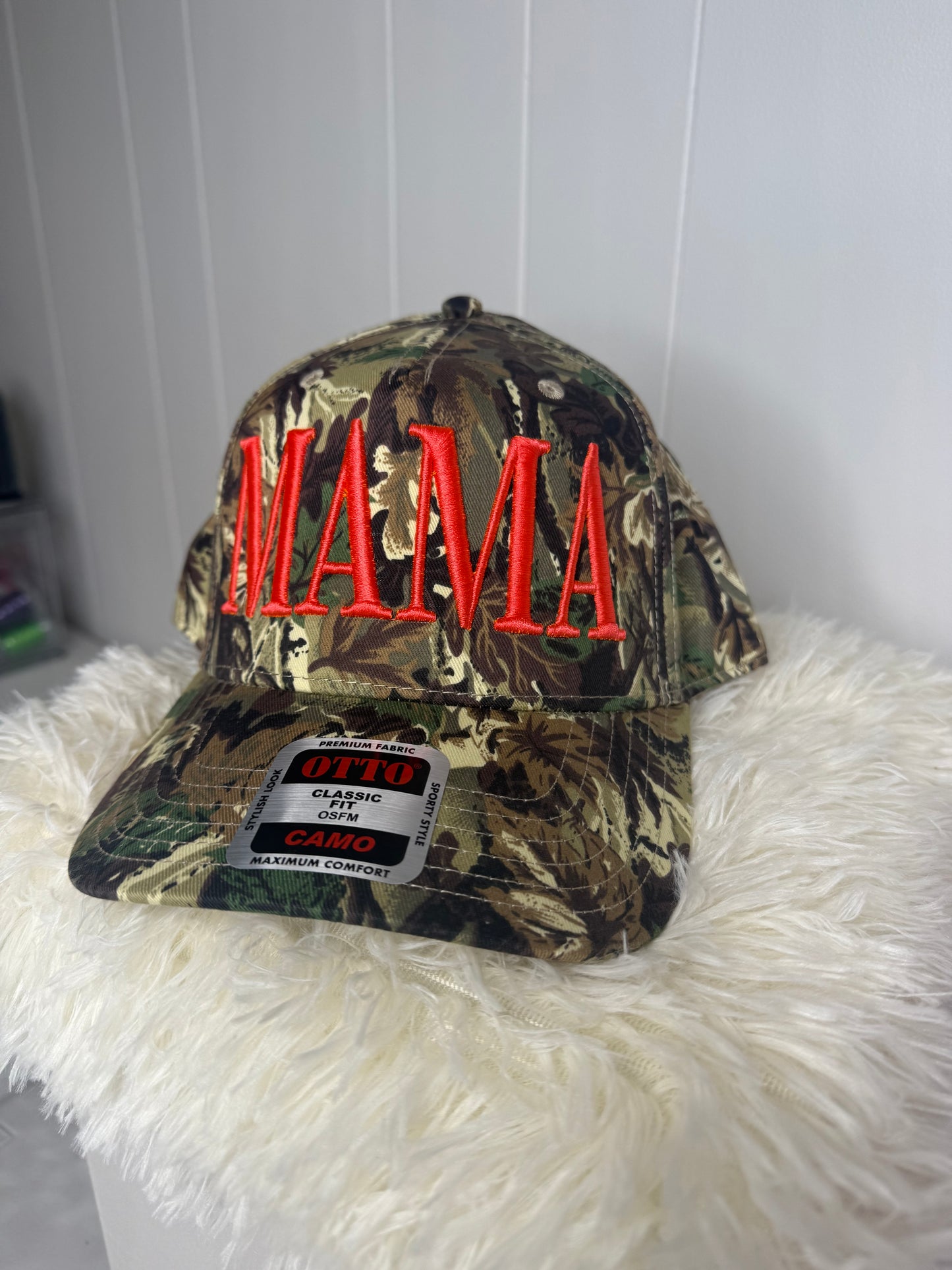 MAMA 3D Puff Camo Hat
