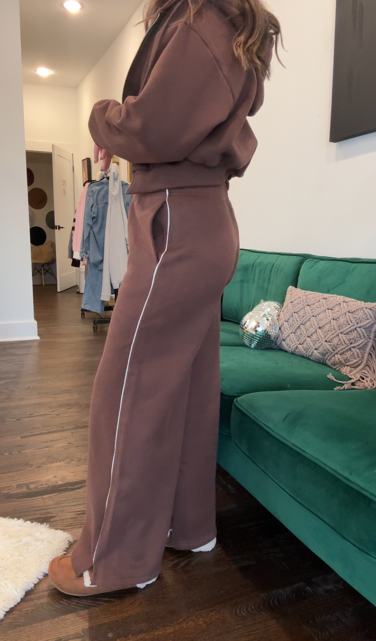 The Chocolate Soufflé Wide Leg Lounge Pants