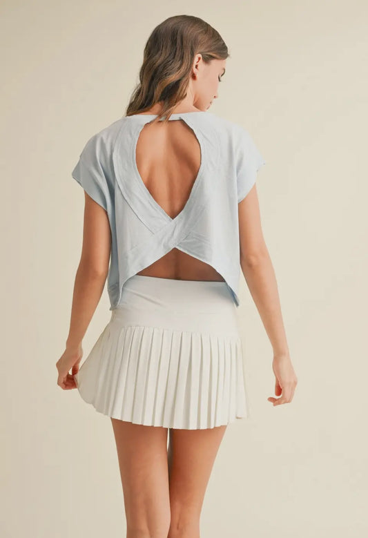 Light Blue Active Top