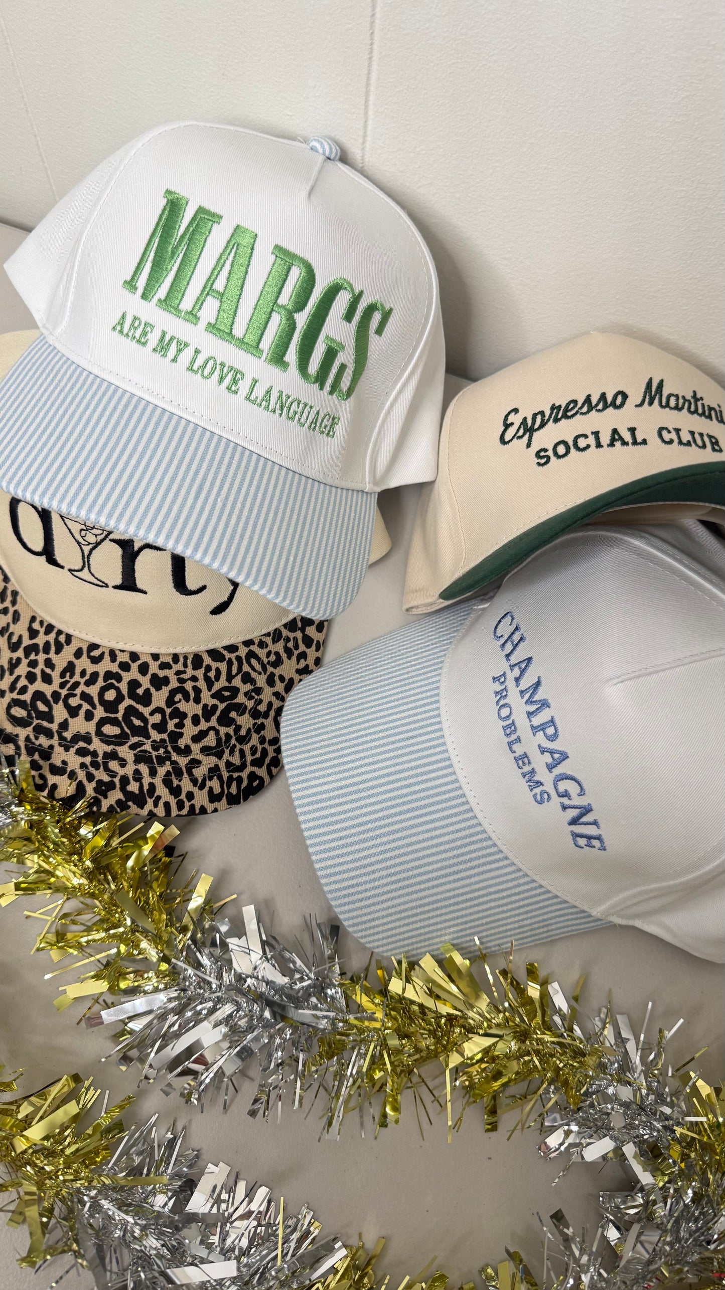 MARGS ARE MY LOVE LANGUAGE Striped Trucker Hat