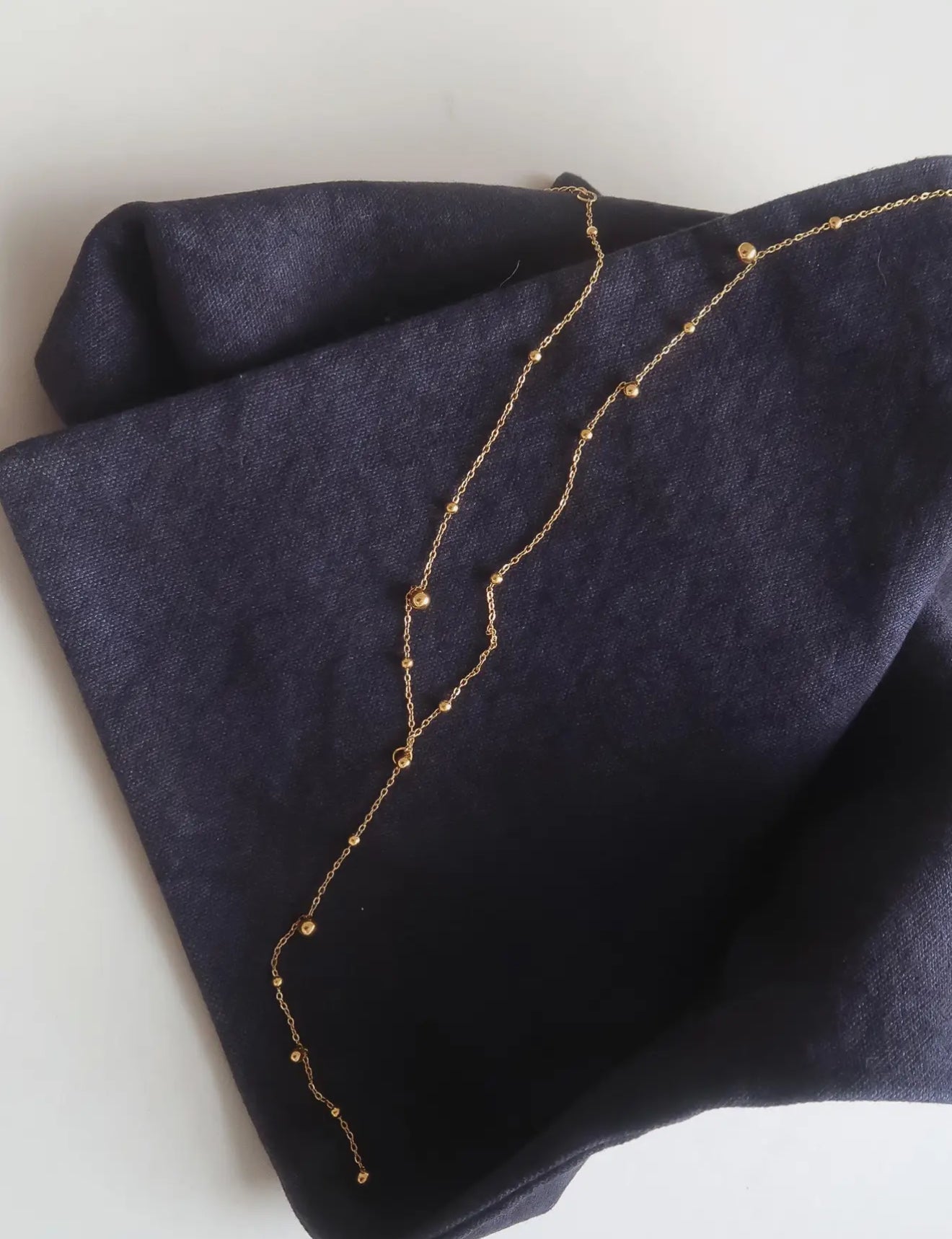 Beaded Y Lariat Necklace