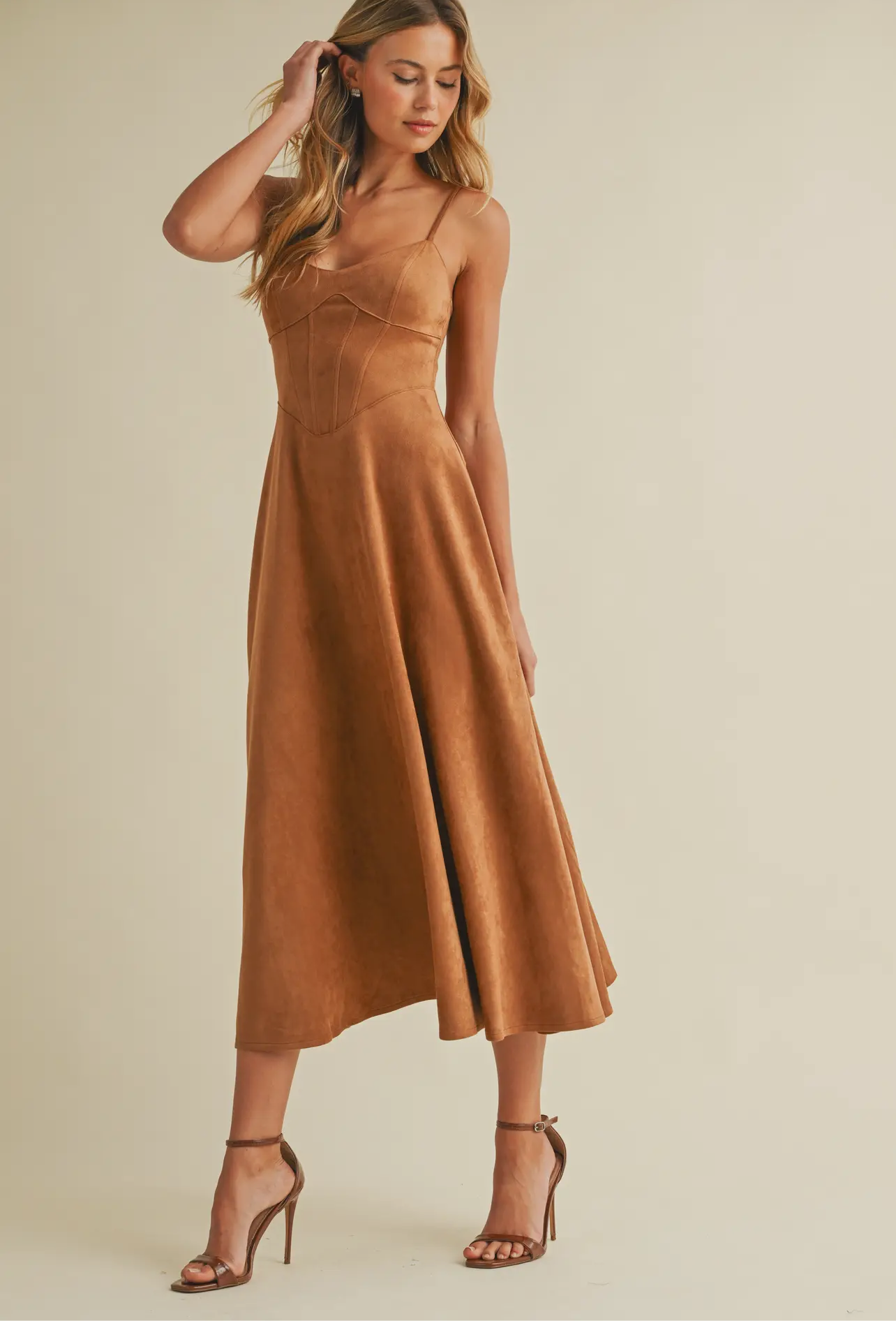 Cinnamon Girl Midi Dress