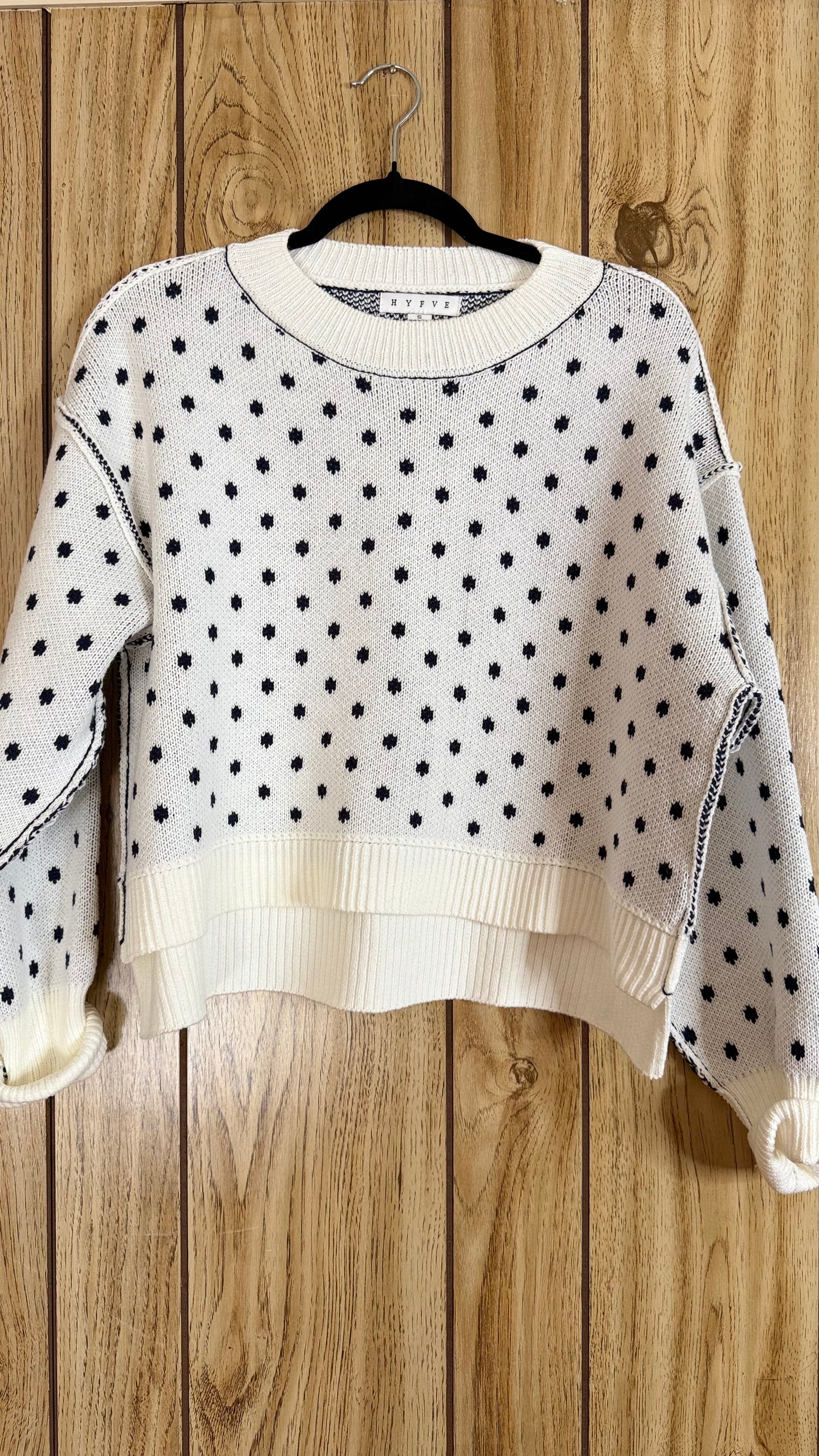 Dot Sweater - slightly imperfect - FINAL SALE