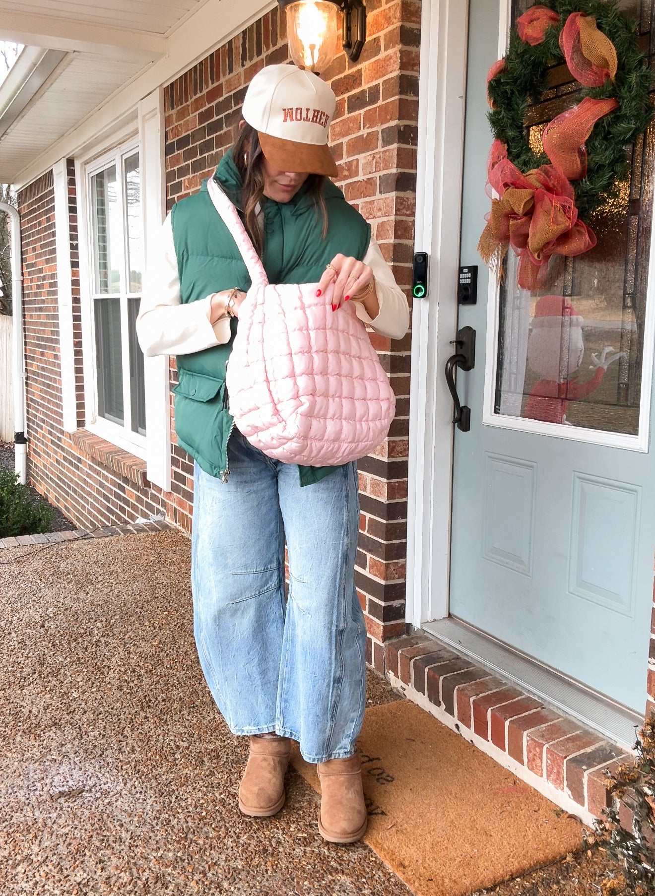 Carry On Puffer Bag - Pink