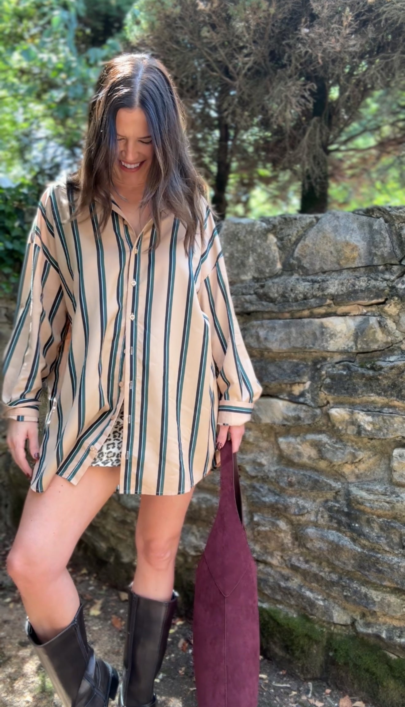 The Statement Stripe Button Down