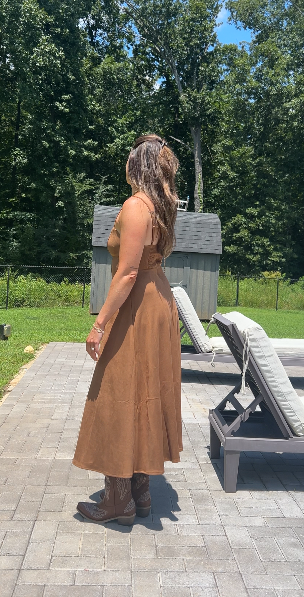 Cinnamon Girl Midi Dress