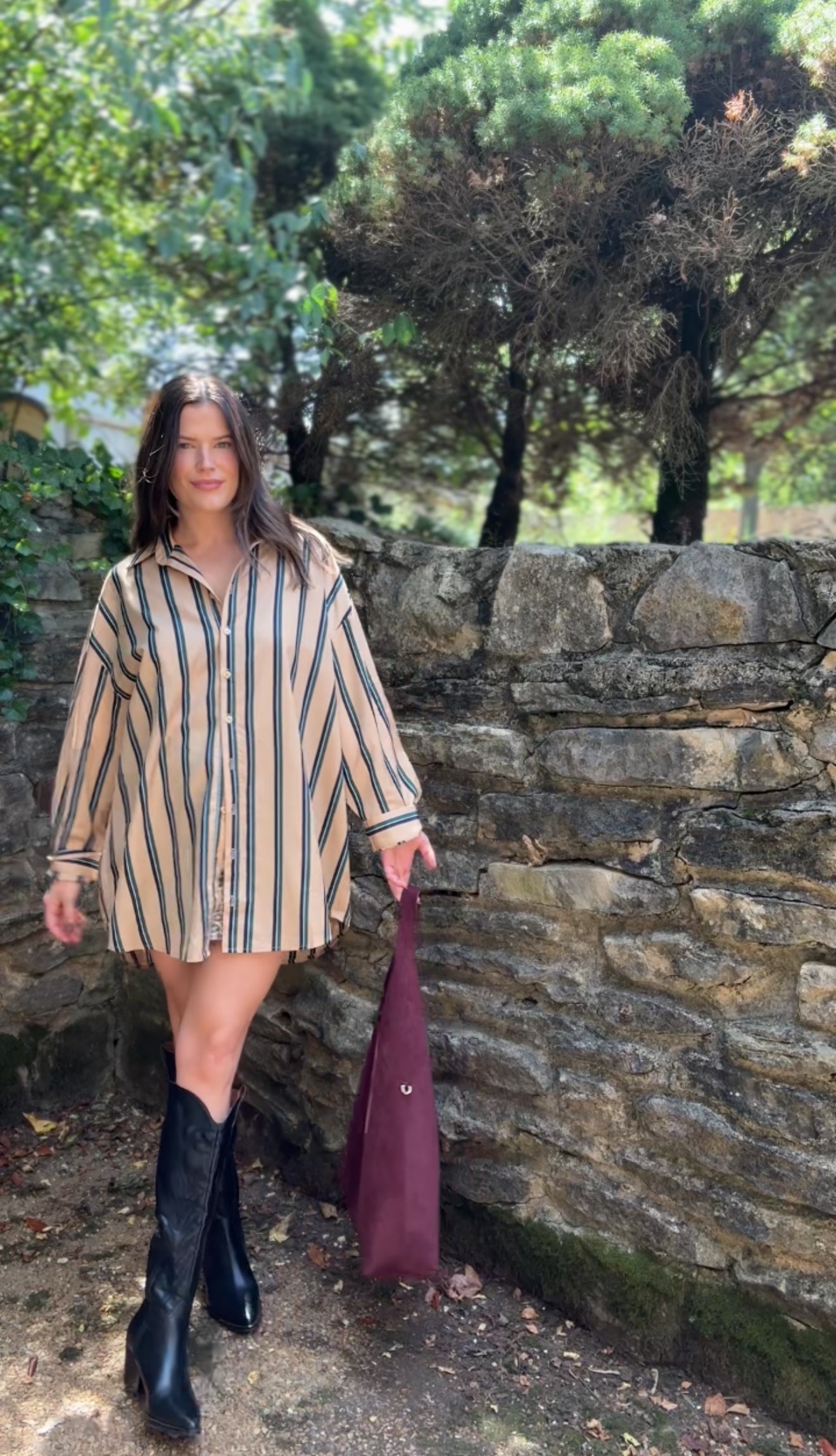 The Statement Stripe Button Down