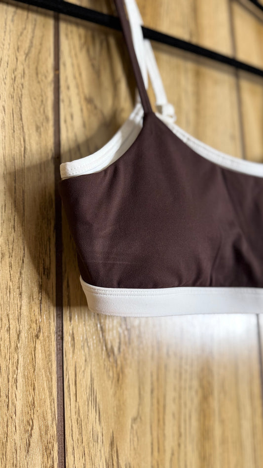 Two tone espresso top - slightly imperfect - FINAL SALE