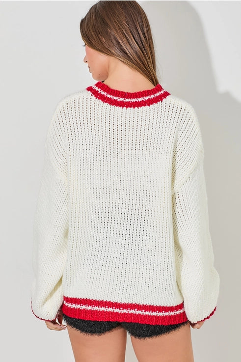 Sleigh All Day Christmas Knit Sweater