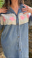 Eyes Full Of Stars Denim Patchwork Dress