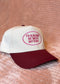 I’d Rather Be With My Kids Hat - Pink & Maroon