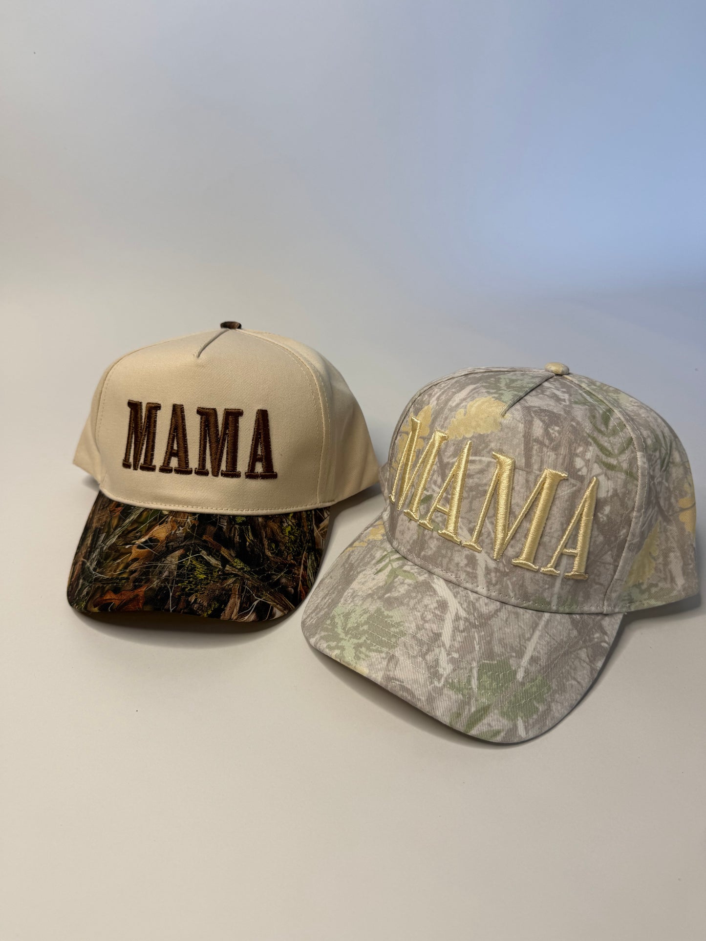 MAMA 3D Puff Camo Trucker