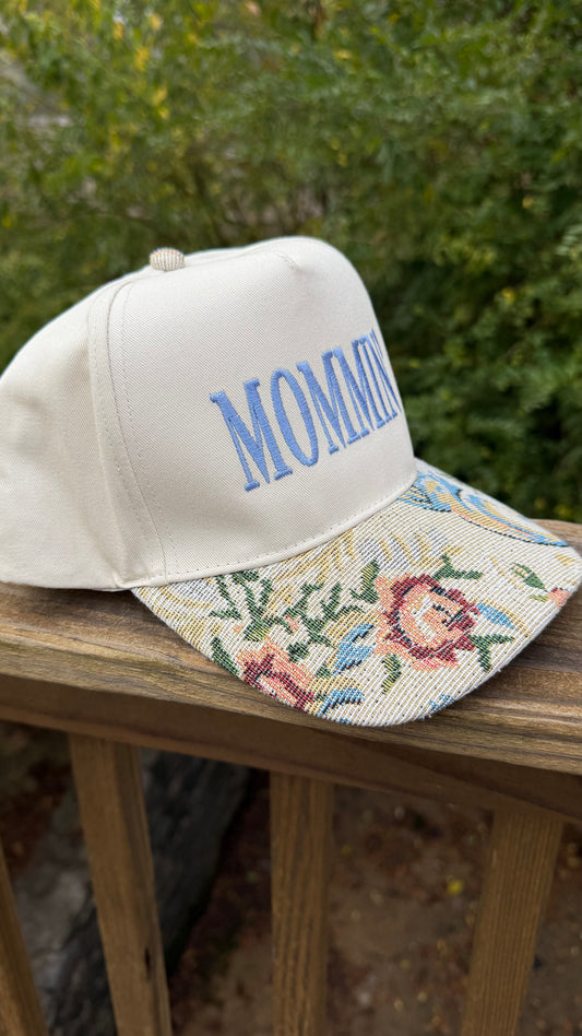 MOMMIN’ Floral Trucker Hat
