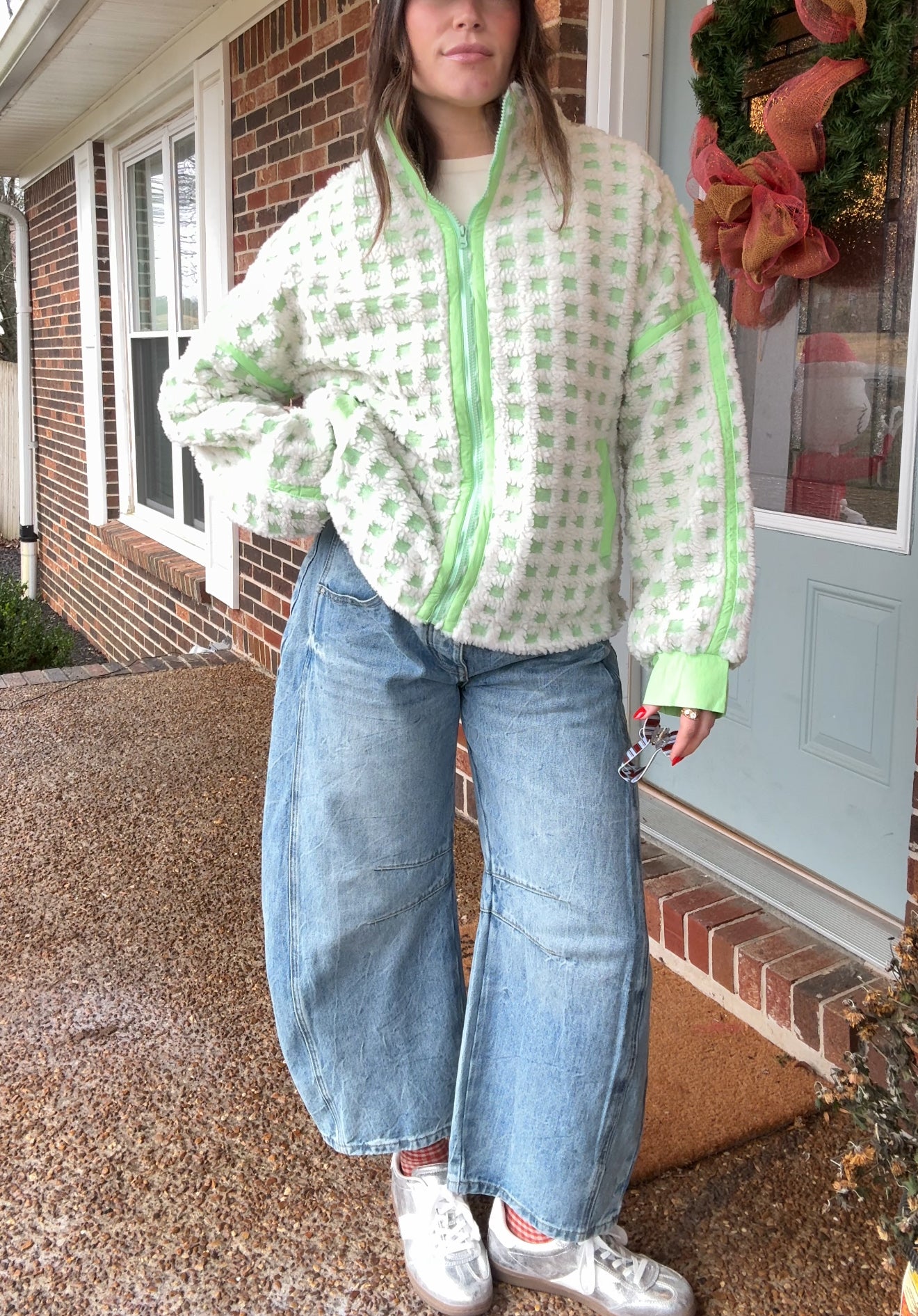 Matcha Mornings Zip Up