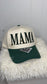MAMA 3D Puff Green Trucker Hat