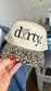 DIRTY Martini Glass Leopard Print Trucker Hat