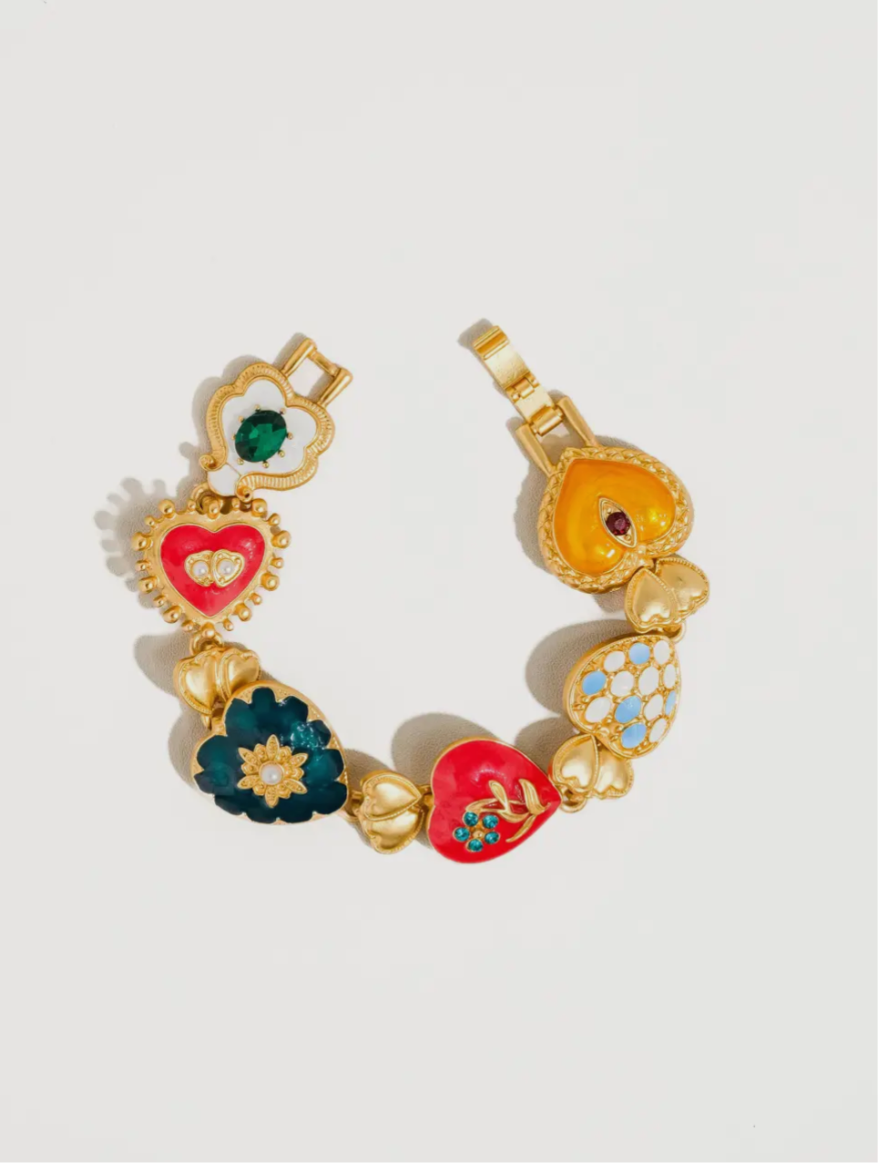 Boho Baroque Heart Bracelet