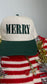 MERRY Dark Green Two Tone Holiday Trucker Hat