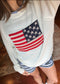 American Flag Long Sleeve Top