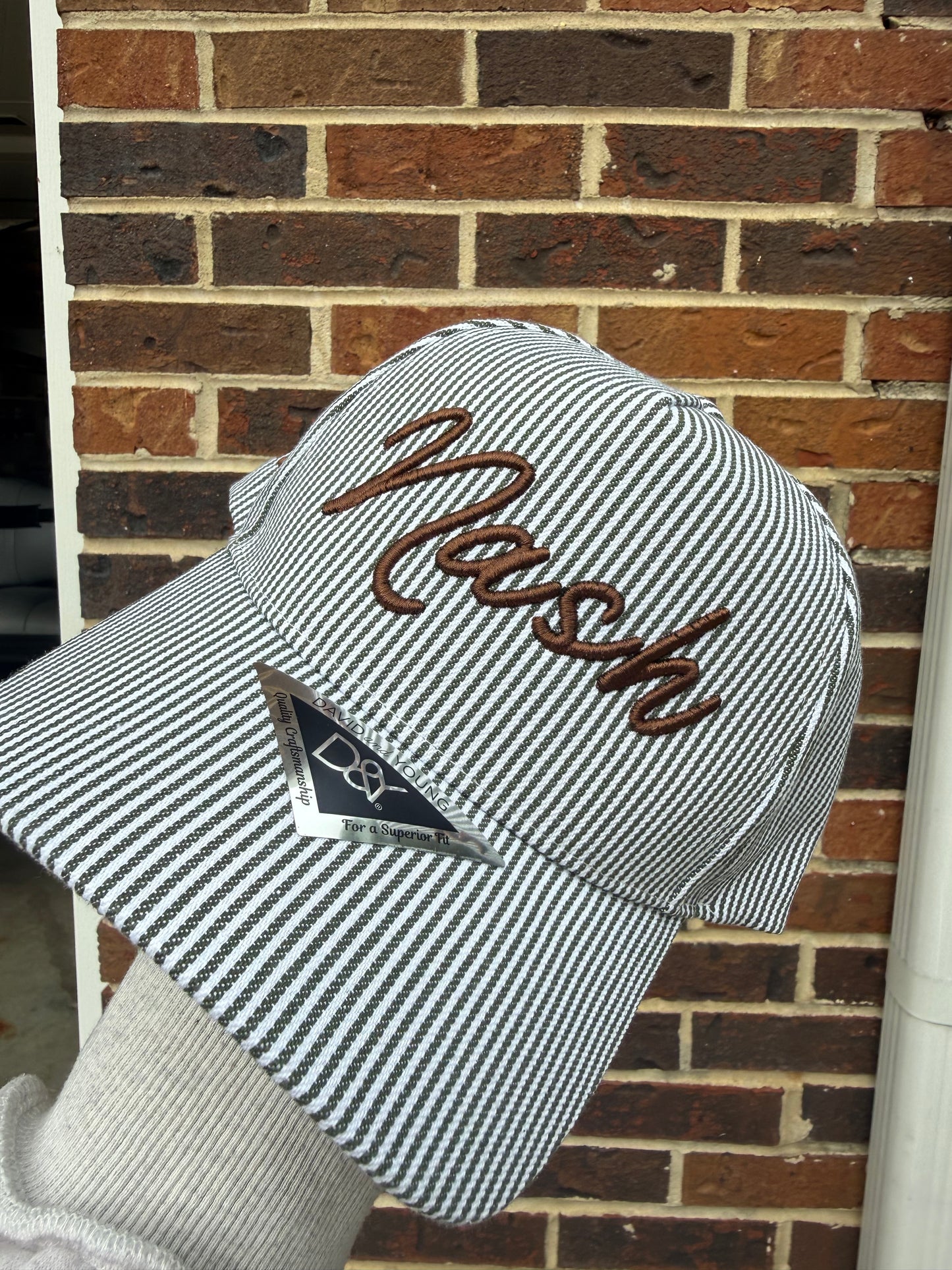 Nash 3D Puff Striped Trucker