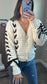 The Elise Satin Ribbon Knit Cardigan