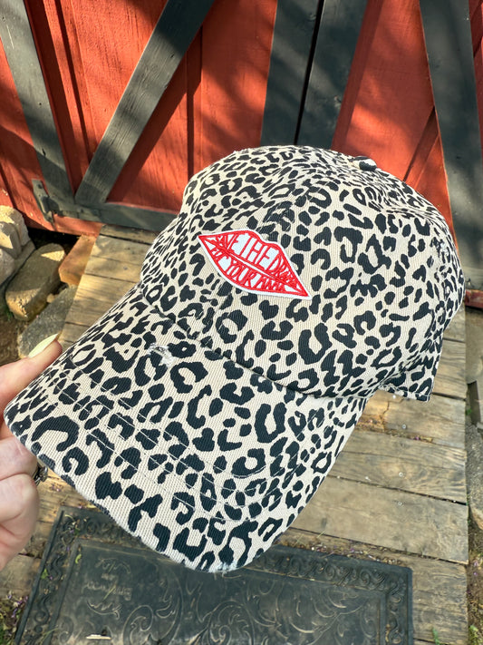 Save The Drama For Your Mama Patch Cheetah Dad Cap