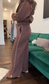 The Chocolate Soufflé Wide Leg Lounge Pants