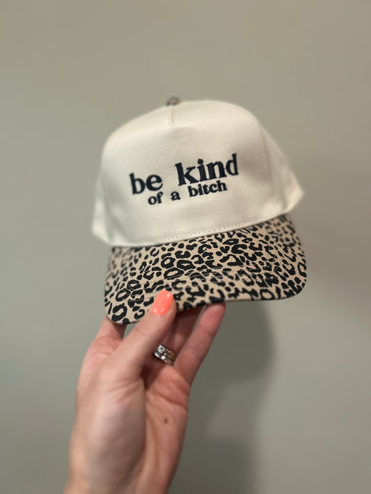 Be Kind Cheetah Trucker Hat