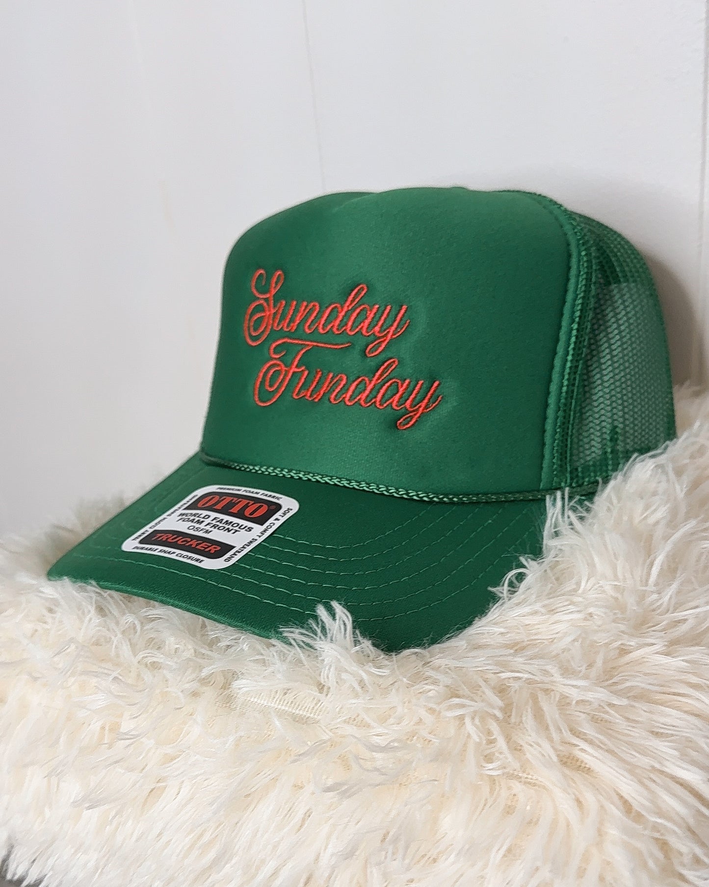 SUNDAY FUNDAY FOAM MESH TRUCKER HATS