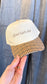 BAD HAIR DAY Corduroy Houndstooth Print Hat