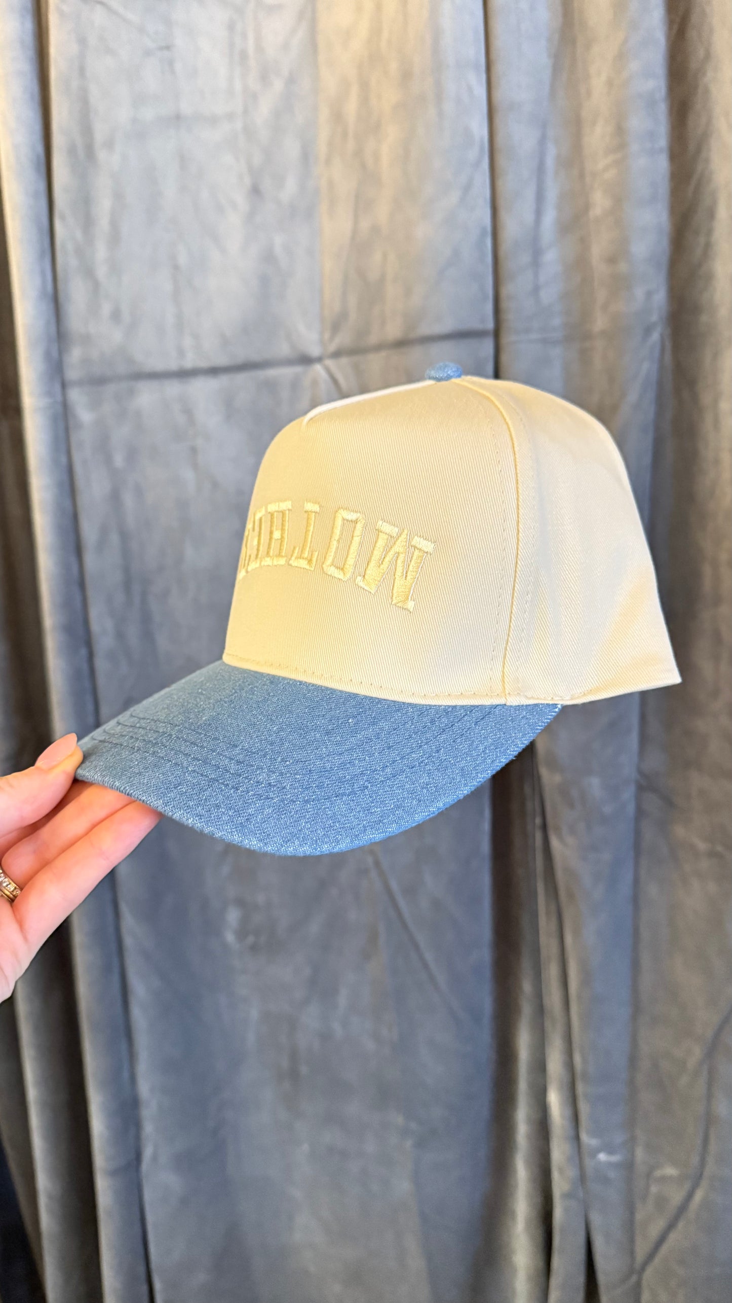 UPSIDE DOWN MOTHER HAT - DENIM BRIM