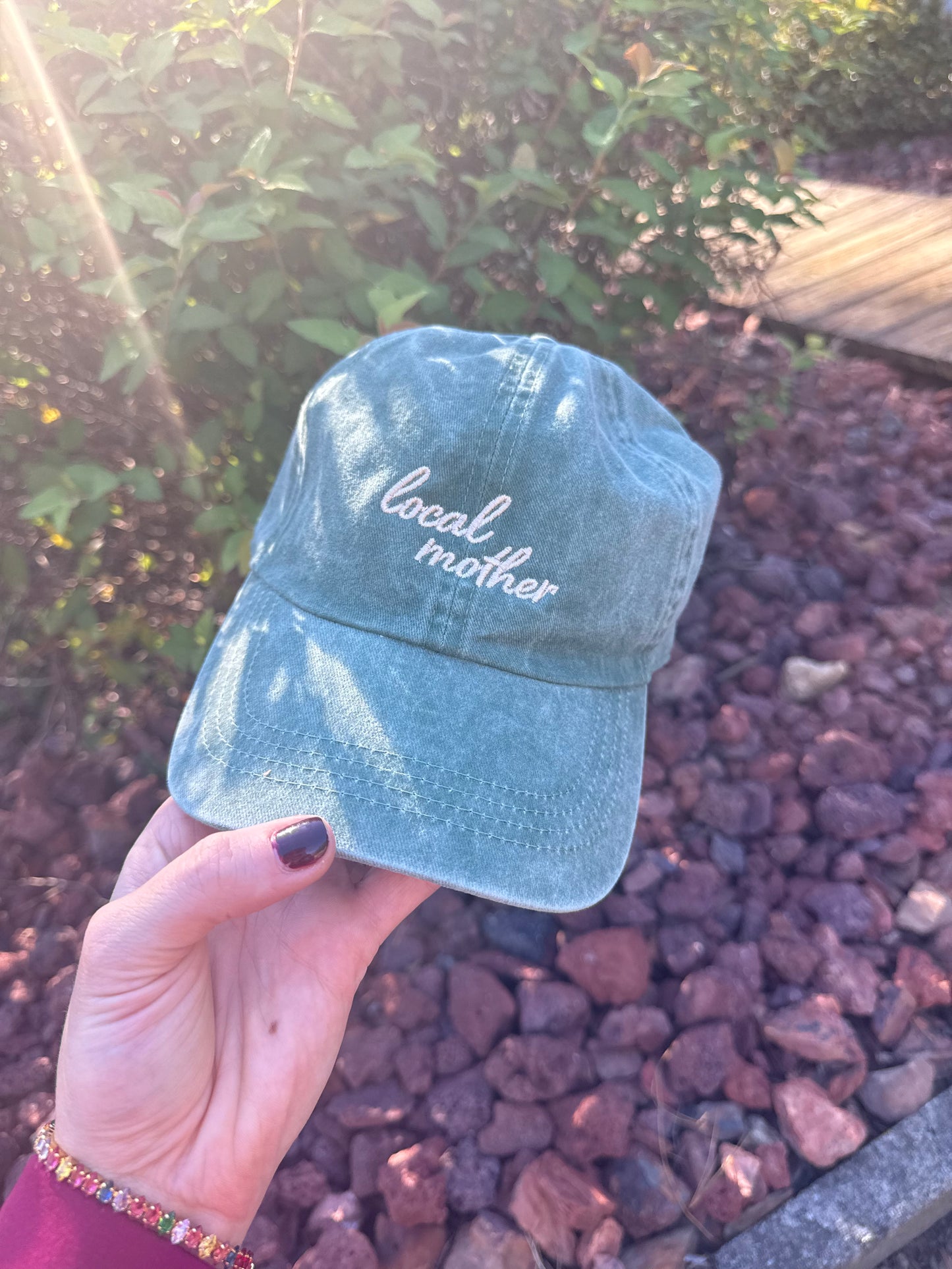 Local Mother Baseball Cap - Green