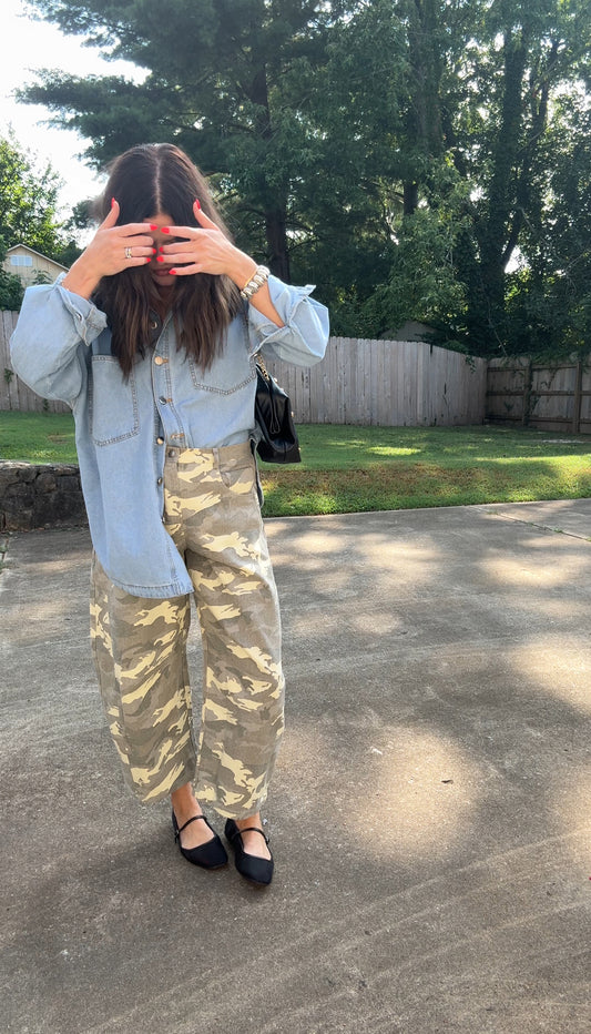 The Willow Wide Leg Barrel Jeans