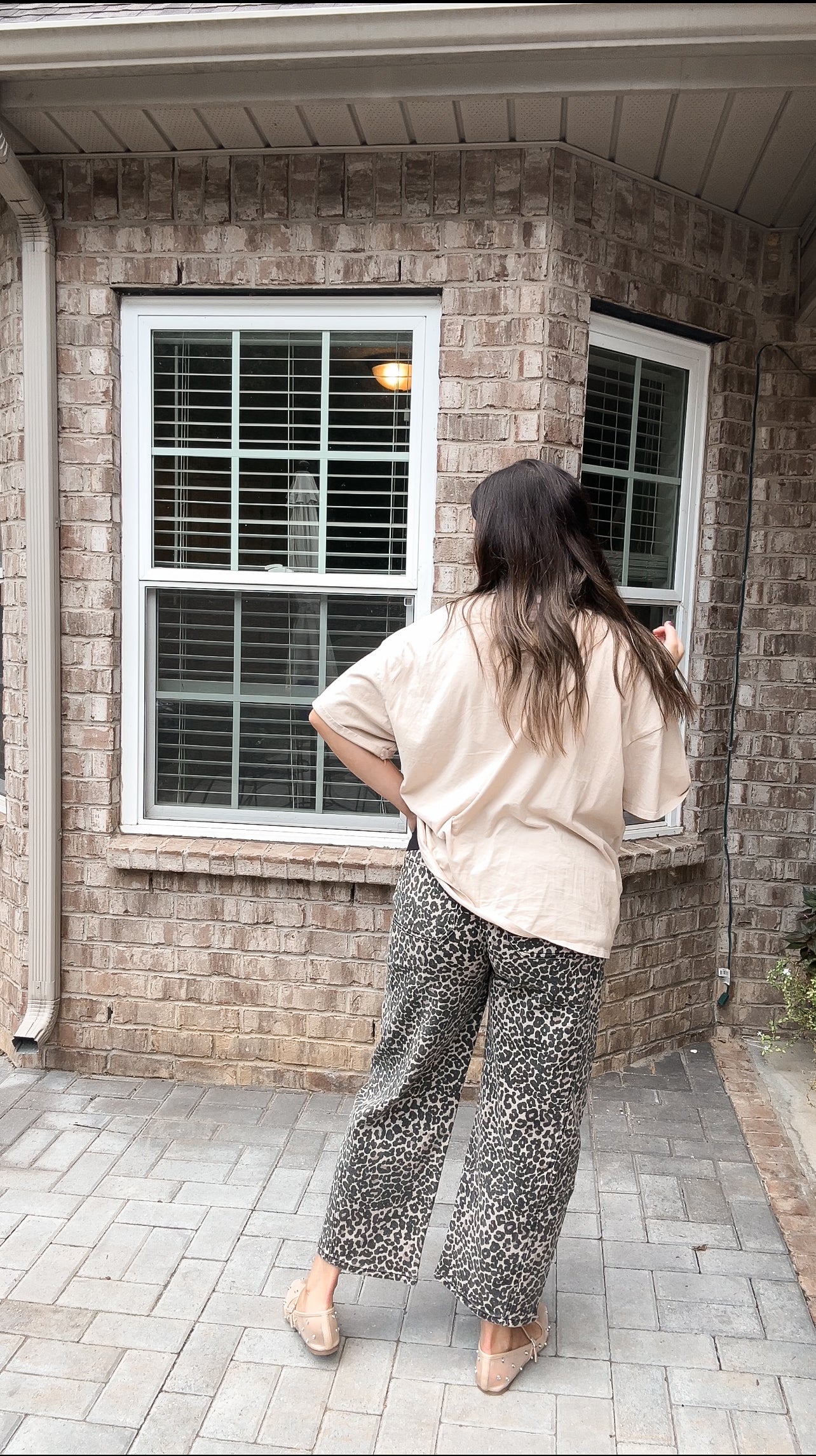 *RESTOCK* Leopard Print Barrel Jeans