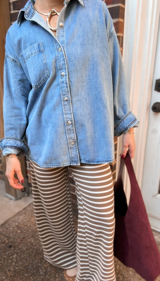 The Essential Denim Botton Down