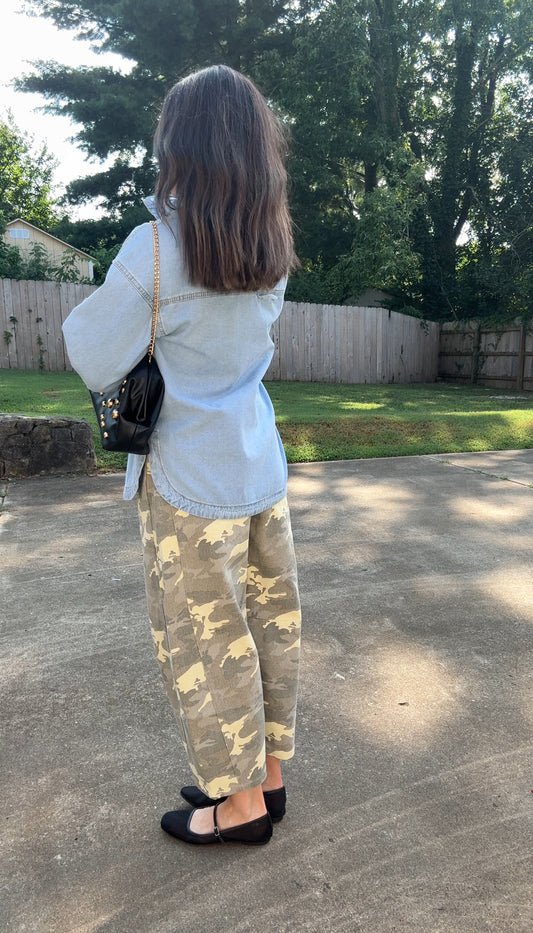 The Willow Wide Leg Barrel Jeans