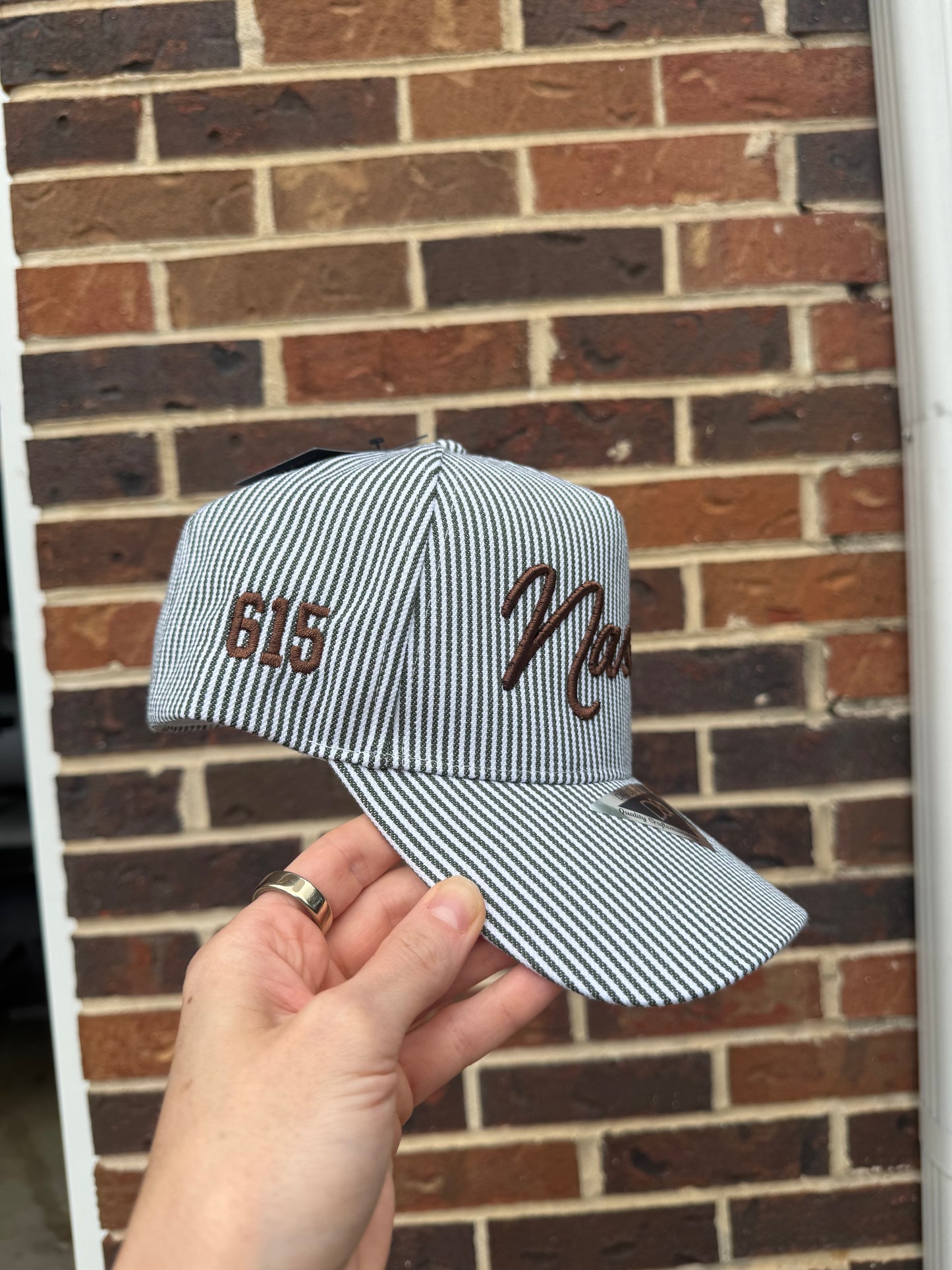 Nash 3D Puff Striped Trucker