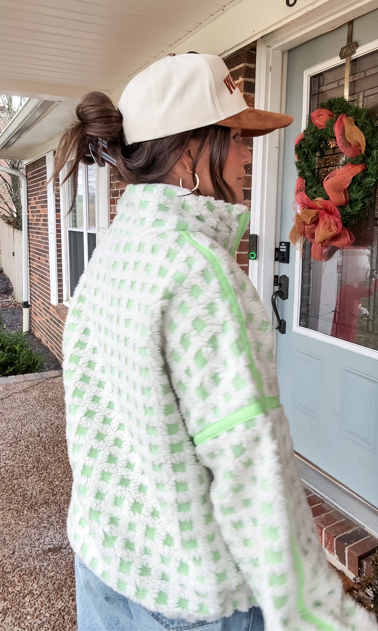 Trucker claw clip - stripes