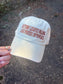 Autumn Leaves Falling Cream Baseball Cap