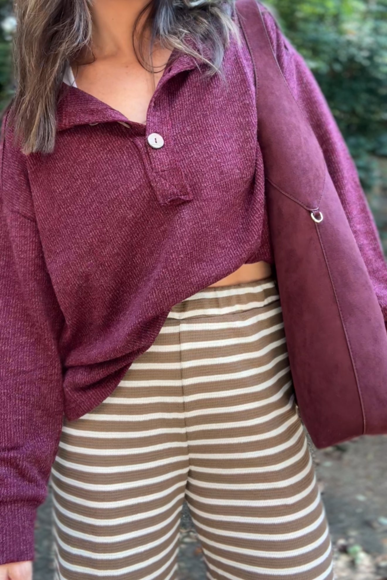 The Burgundy Blend Henley