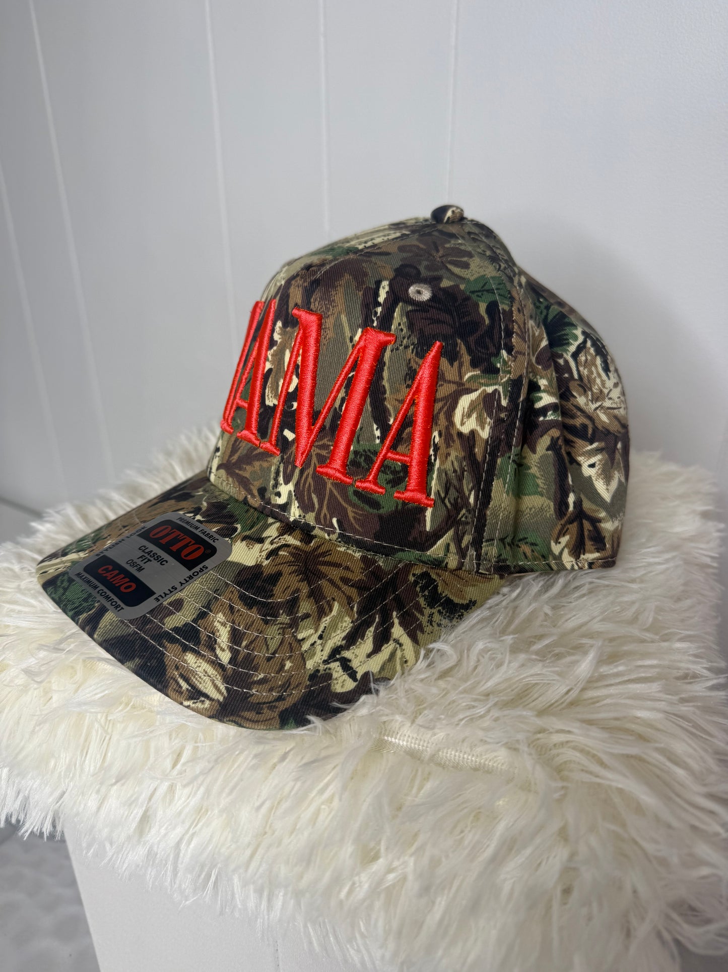 MAMA 3D Puff Camo Hat
