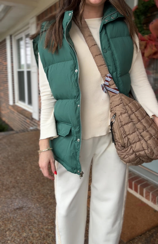 The Evergreen Puffer Vest