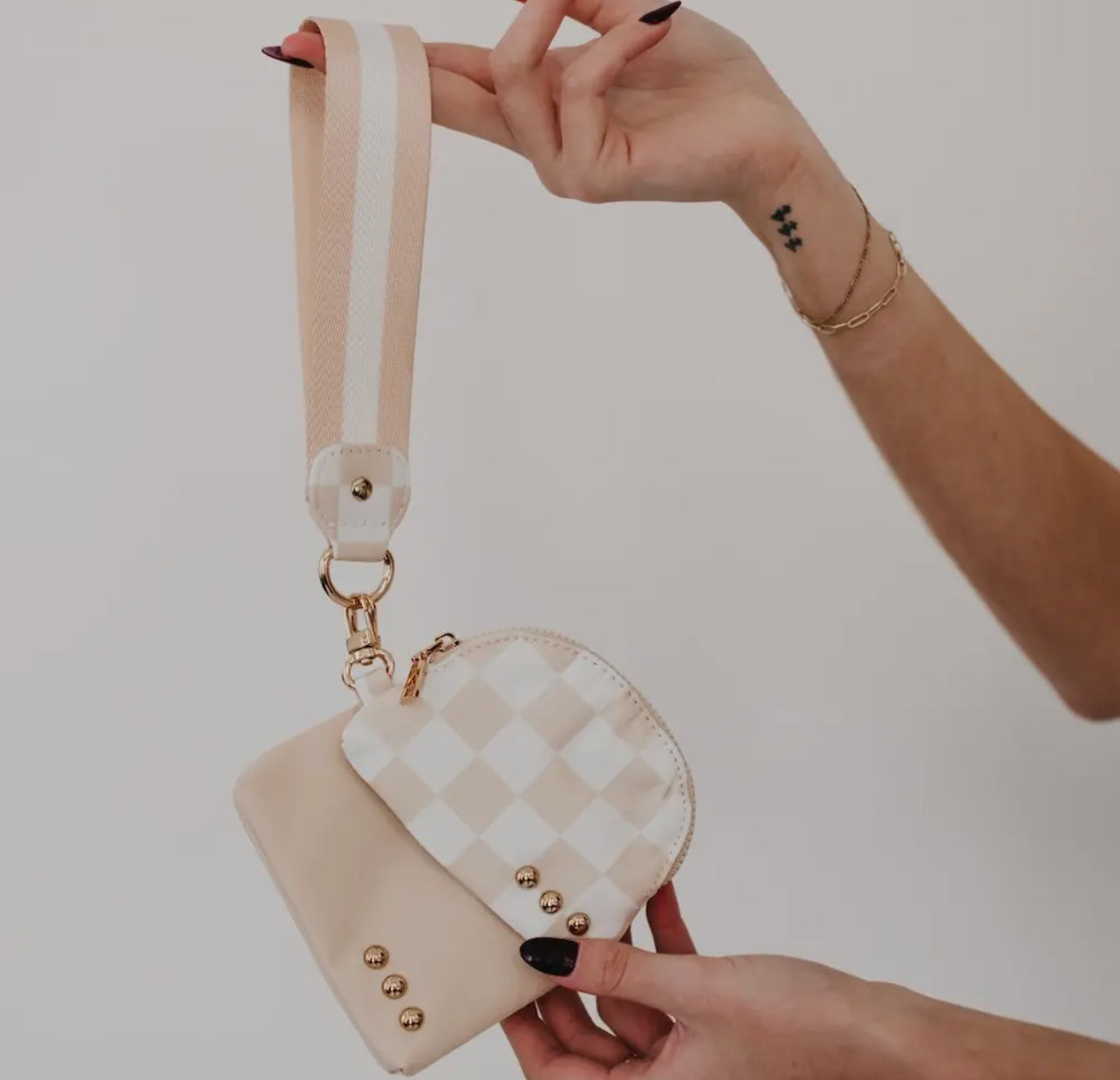 The Dolly Duel Pouch Wristlet