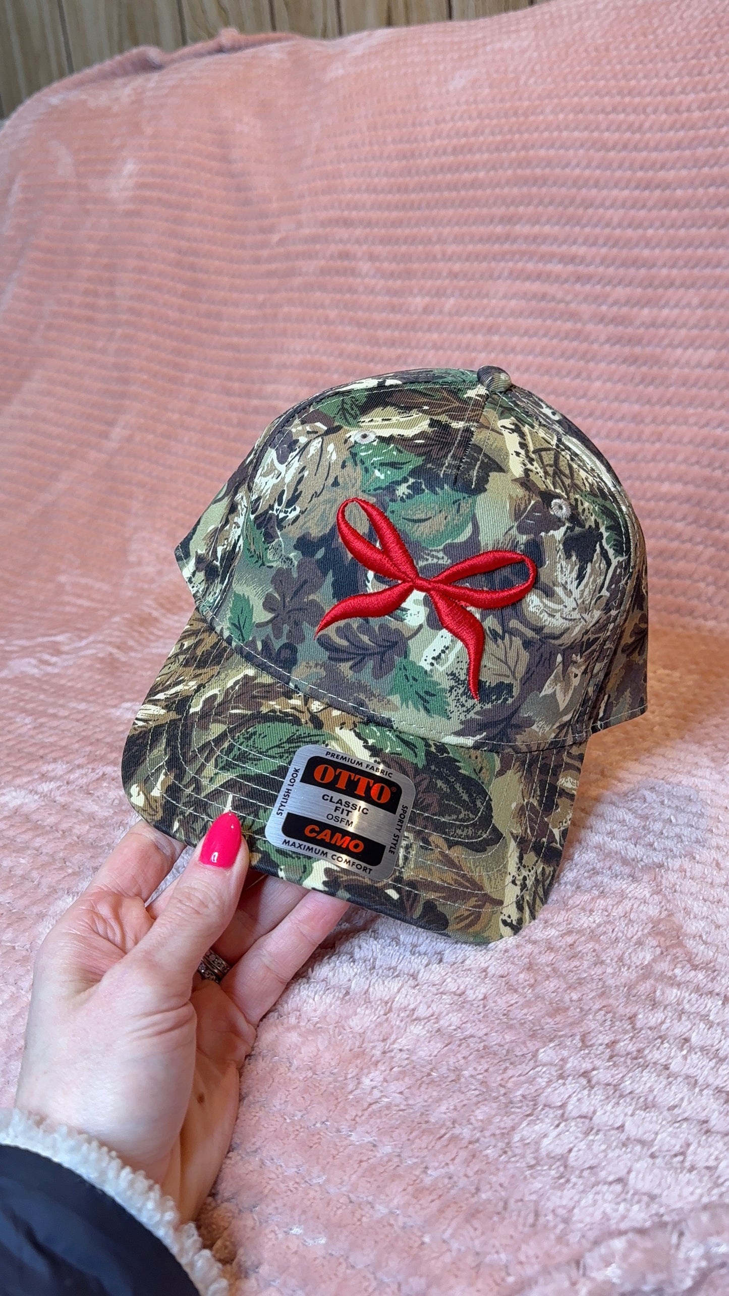 3D Bow Camo Hat