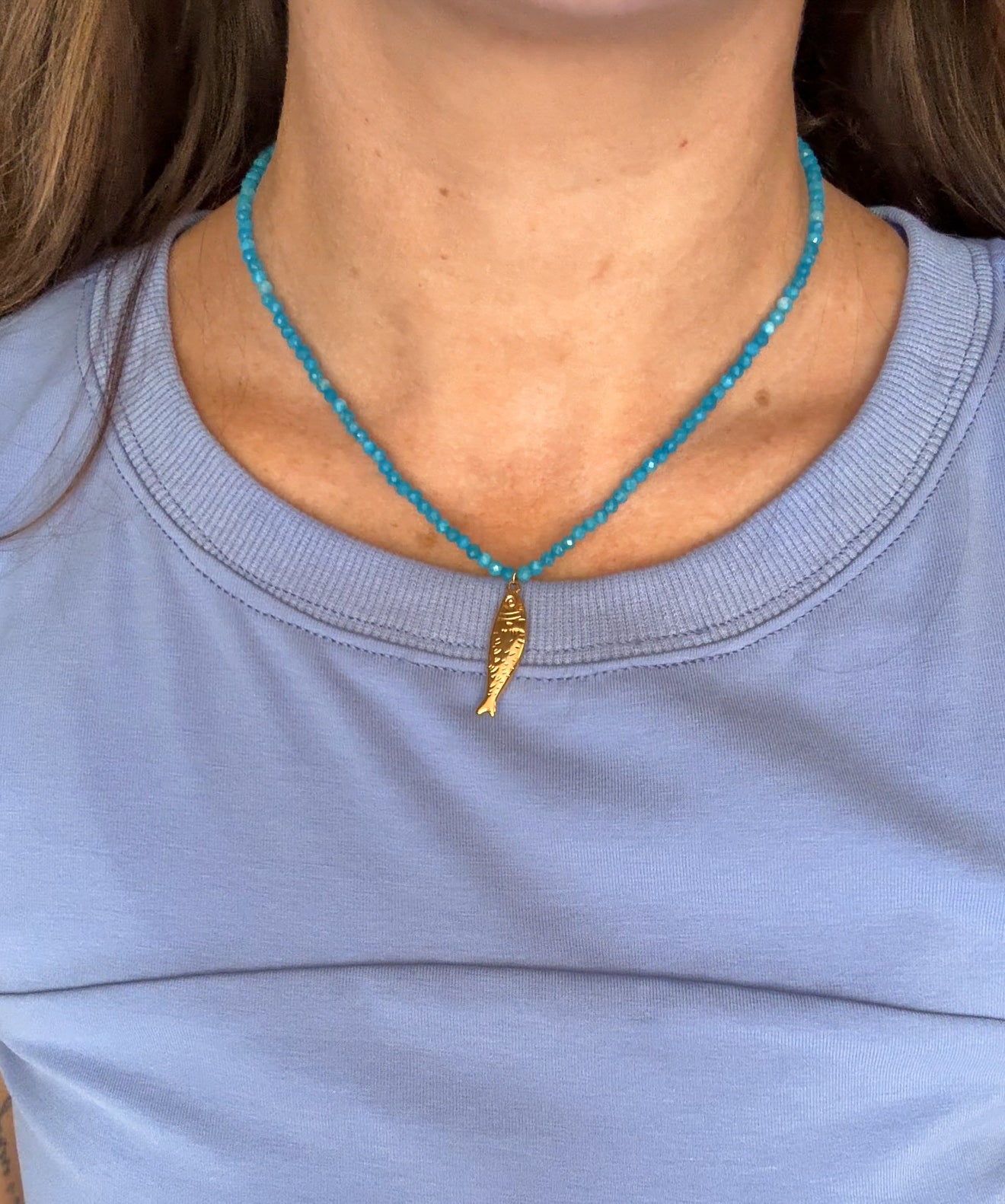 Beaded Fish Necklace