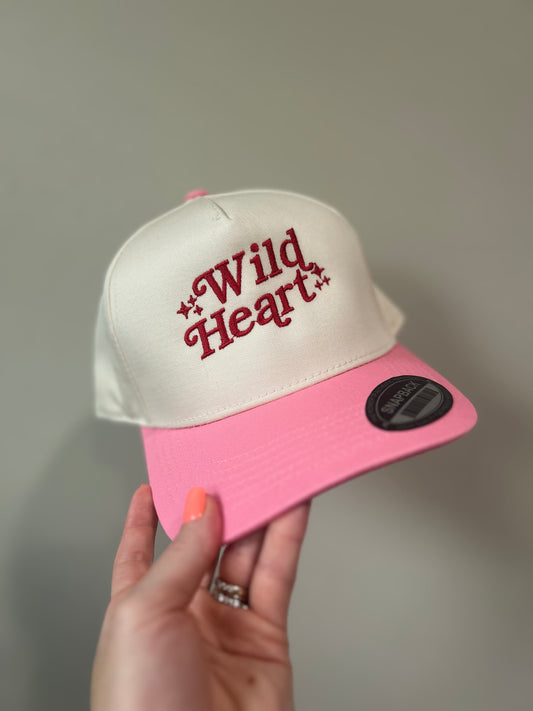 Wild Heart Pink and Red Trucker Hat