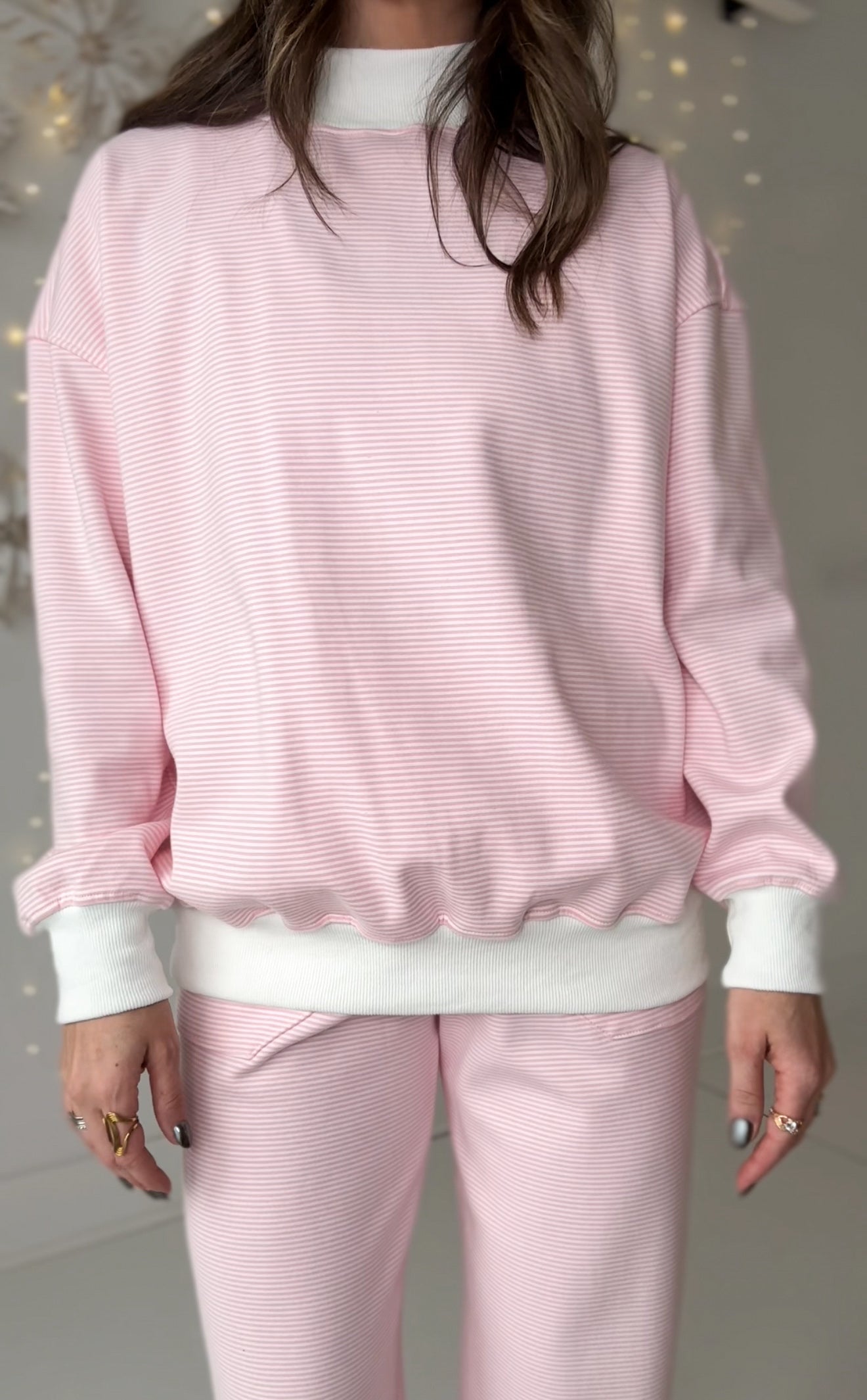 Strawberry Shortcake Mock Neck Sweatshirt