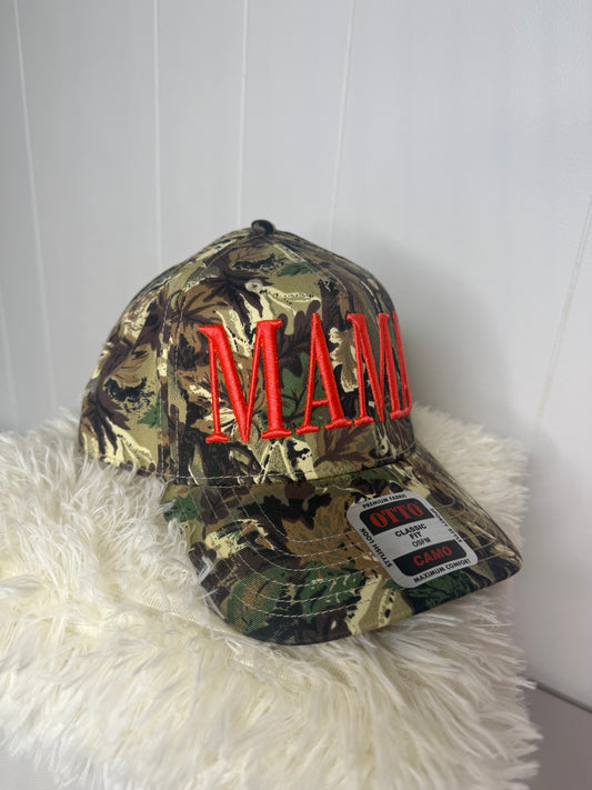 MAMA 3D Puff Camo Hat
