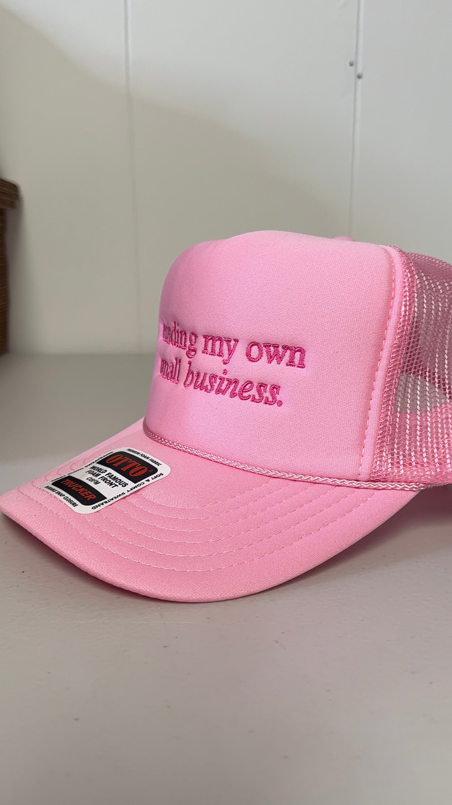Minding My Own Small Business Foam Trucker Hat