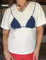 Beaded Bikini Tee